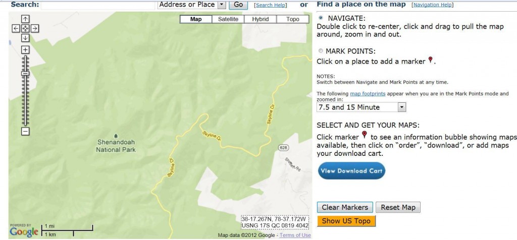 USGS MAP 1