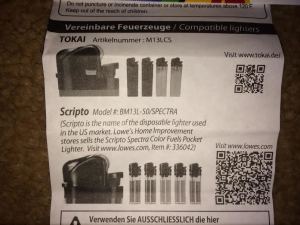 Soto Pocket Torch Instructions