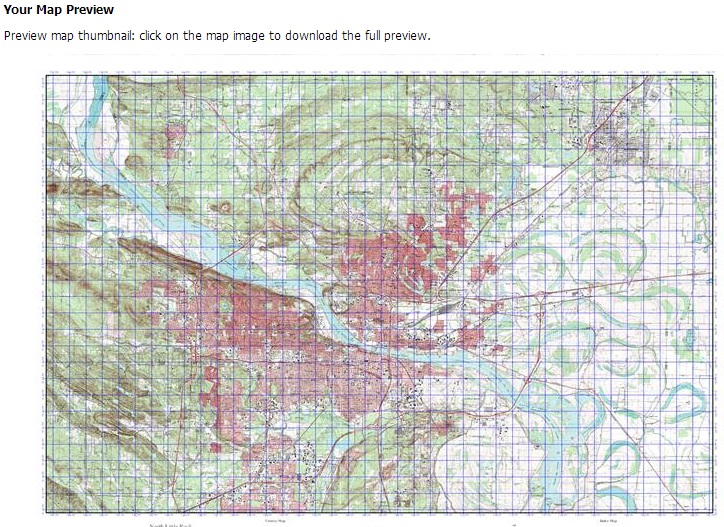 Custom Mgrs Topographical Maps Prepper Resources Com The Ultimate Prepper Survivalist Blog