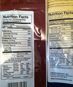 Chili Mac Nutritional Info