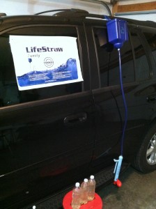 Lifestraw Family on SUV