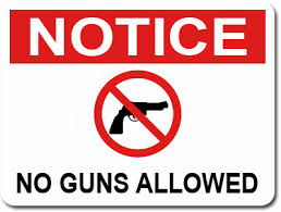 No Guns Allowed