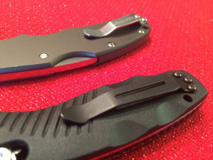 Benchmade Mini Barrage Clip vs Cold Steel Code 4 Clip