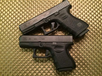 Glock 19 and 26 Size Difference, especially in the grip length