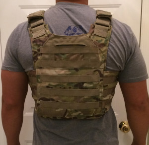 Rear View: Bellator Plate Carrier and Infidel Body Armor